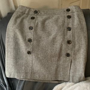 Ann Taylor brown tweed skirt